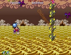 une photo d'Ã©cran de Pistol Daimyo No Bouken sur Arcade